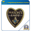 Ecusson maçonnique Lady Regalia franc-maçonnerie